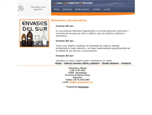 Tablet Screenshot of envasesdelsur.com